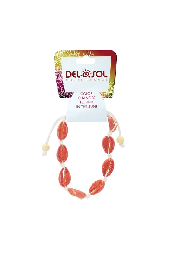 Color-Changing Bracelet - Pink Cowrie by DelSol for Women - 1 Pc Bracelet