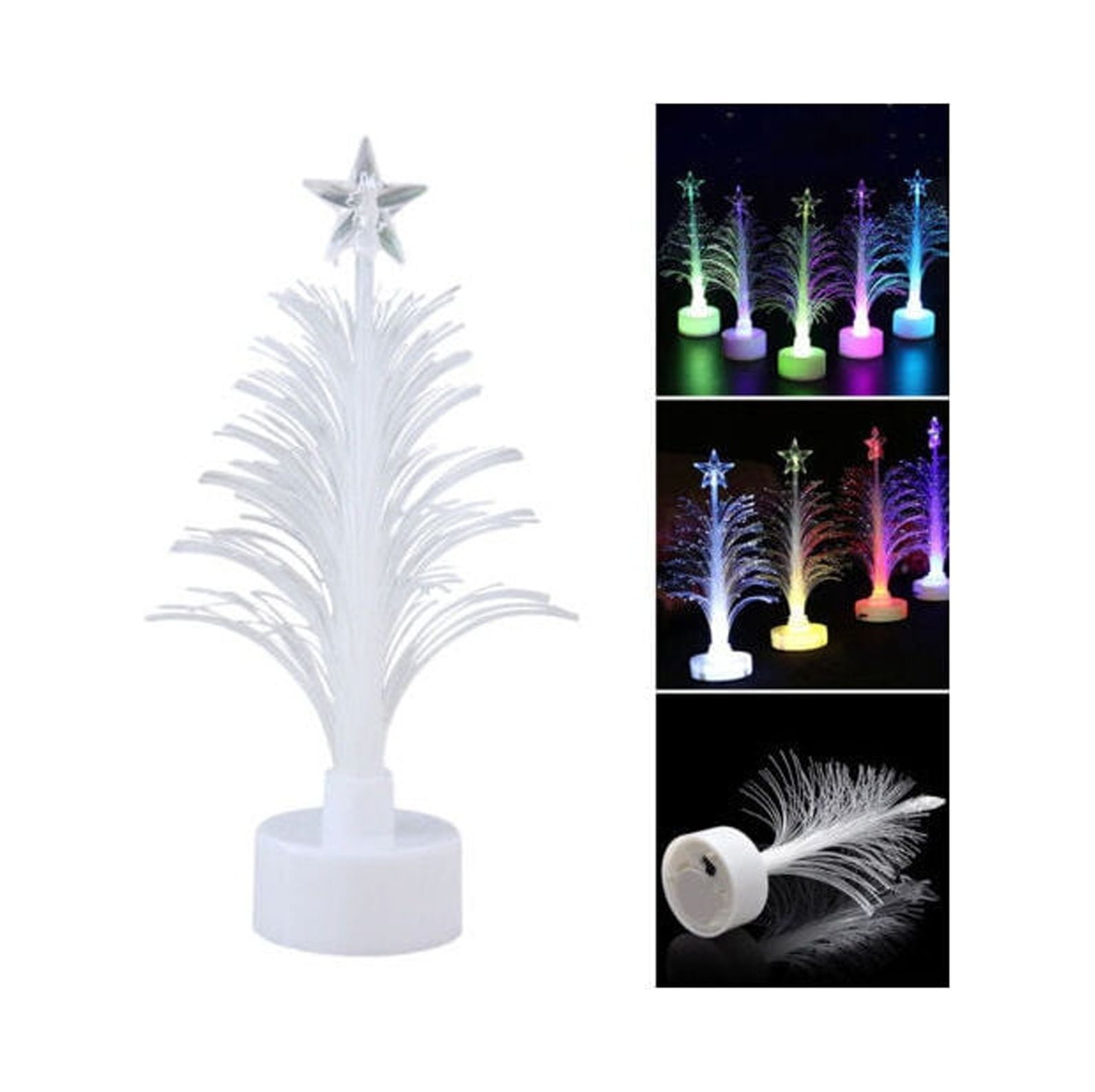 Color Changing Fiber Optic Tree Small Table Christmas Tree With Lights