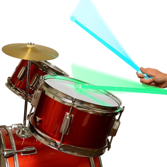 Color Changing Firestix LED Drumsticks - Professional Quality 18 Inch Pair