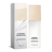 Color Changing Foundation for Mature Skin   Lightweight Liquid Foundation & Concealer, Tone-Adapting Formula for All Skin Types, Hydrating, Long-Lasting 1PCS