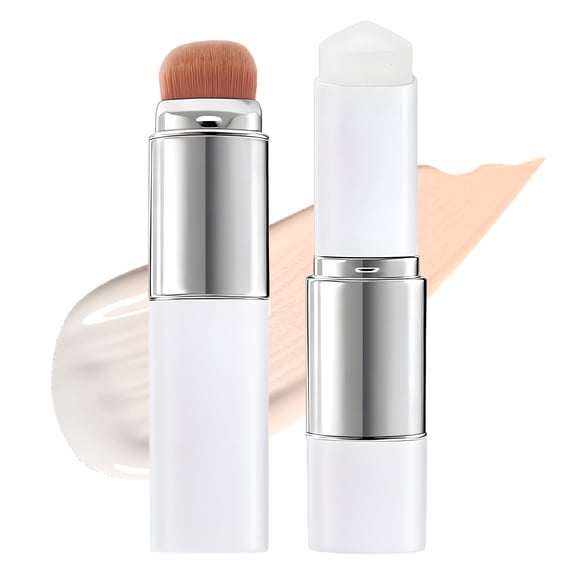 Color Changing Foundation Stick, Natural Shade Foundation Makeup, Long Wear High Coverage Cream Foundation Stick, Hydrating Smooth Finish, 0.35 Oz