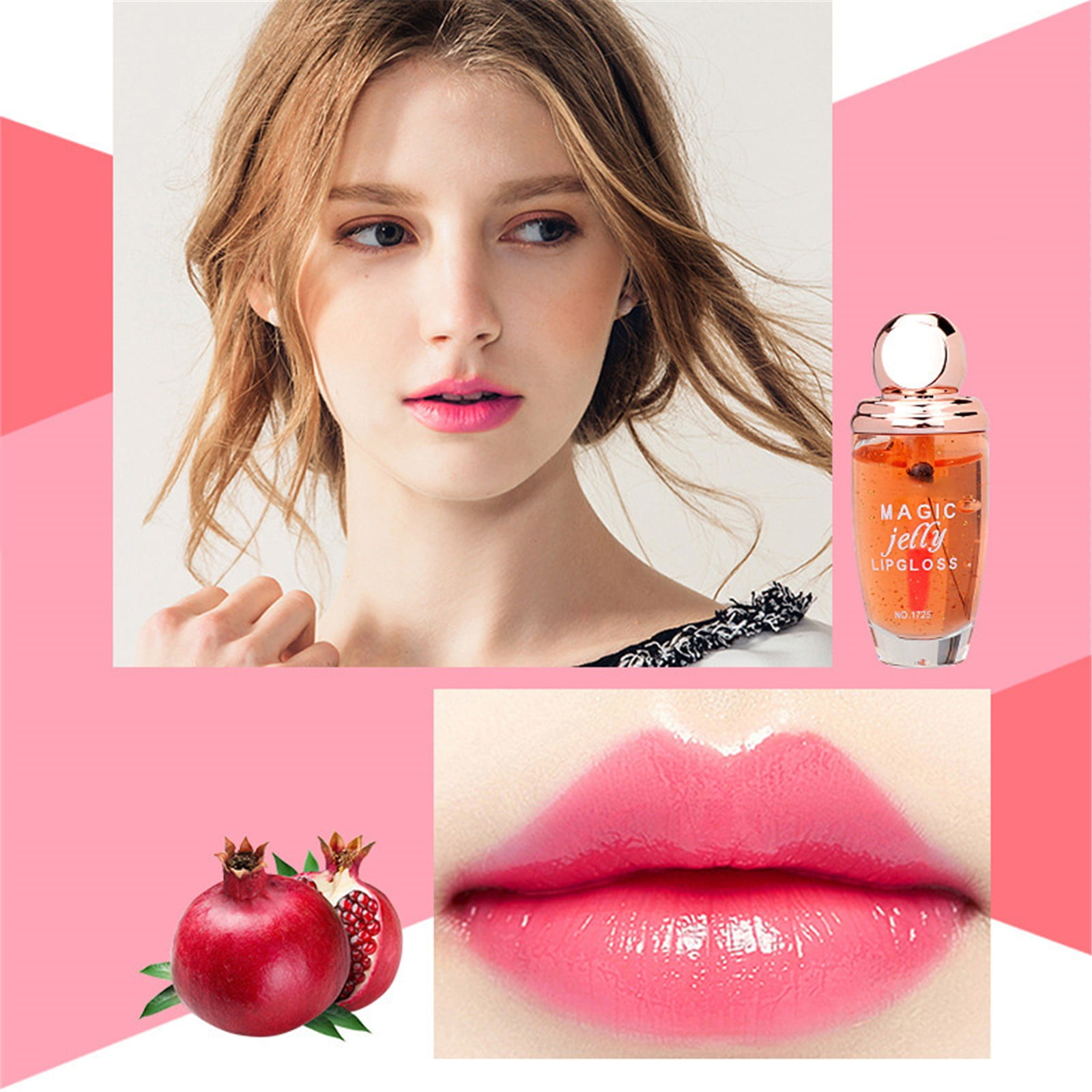 Color Changing Fruit Flavored Lip Gloss Moisturizes And Softens Lip