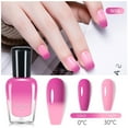 thumbnail image 1 of Color Changing Gel Nail Polish, Glitter Gel Polish Temperature Colors Change Gradient Chameleon Holographic Soak Off Nail Art Design for DIY Nail Art Manicure Salon Gifts for Women Girls, 1 of 3