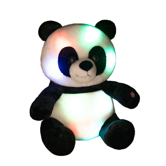 Color Changing LED Plush Animals, Glowing Stuffed Animal Pillow with Auto Shut-Off, Soft Polyester Luminous Toy for Ages 3-4 4-5, Night Light Companion Gift