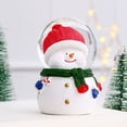 thumbnail image 1 of Color Changing Lighted Snow Globe, Christmas Water Swirling Glitter with Snowman Decor, Crystal Ball Christmas Home Decoration Gifts for Kids, 1 of 5