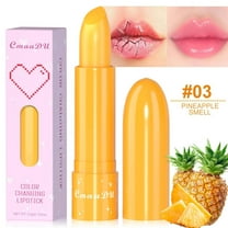 Color Changing Lipstick, Moisturizing Lip Balm, Fruit Flavored Long Lasting Hydration Lipstick, Natural pH Reactive Moisturizing and Nourishing Lip Makeup for Soft Smooth Lips