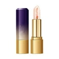 thumbnail image 1 of Color Changing Lipstick, Moisturizing Lip Balm, Temperature Sensitive Long Lasting Non Transferring Lipstick with Gold Foil Petal Jelly Gloss Finish, Hydrating Nourishing Lip Care, 1 of 5