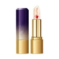 thumbnail image 1 of Color Changing Lipstick, Moisturizing Lip Balm, Temperature Sensitive Long Lasting Non Transferring Lipstick with Gold Foil Petal Jelly Gloss Finish, Hydrating Nourishing Lip Care, 1 of 5