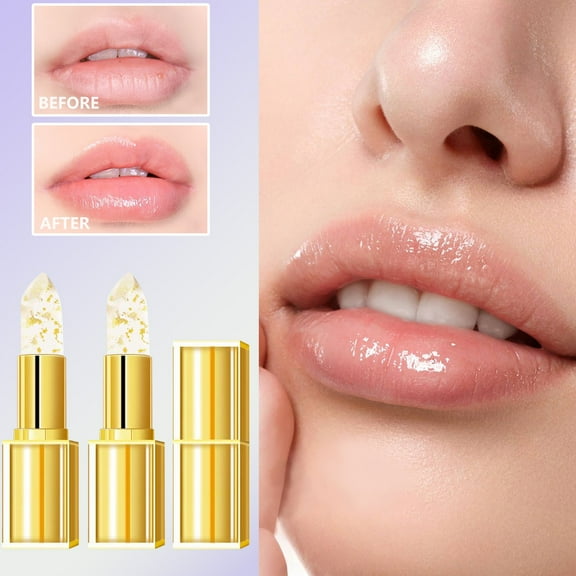 Color Changing Lipstick, Moisturizing Lip Balm, Transfer-Proof Long Lasting Lip Color, Hydrating Temperature Adaptive formula with Foil Glossy Finish and Natural Breathable Texture
