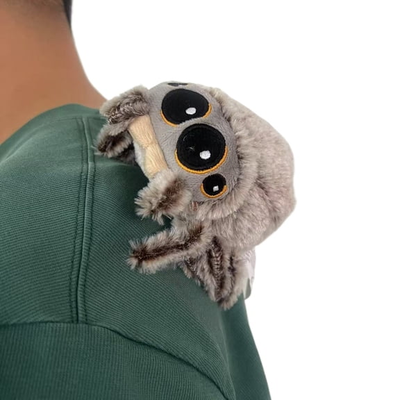 Color Changing Lizard & Spider Plush Toy with Magnetic Shoulder Base Decor