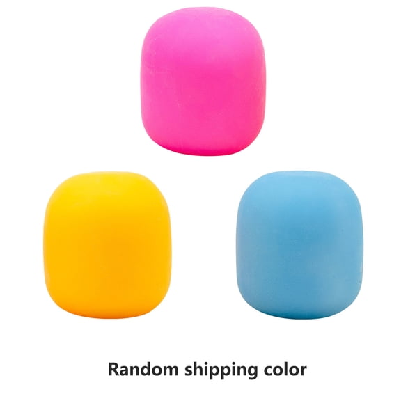 Color Changing Marshmallow Design Stress Relief Squeeze Ball, Soft Sensory Squeeze Ball, with Random Colors, for Anxiety Relief
