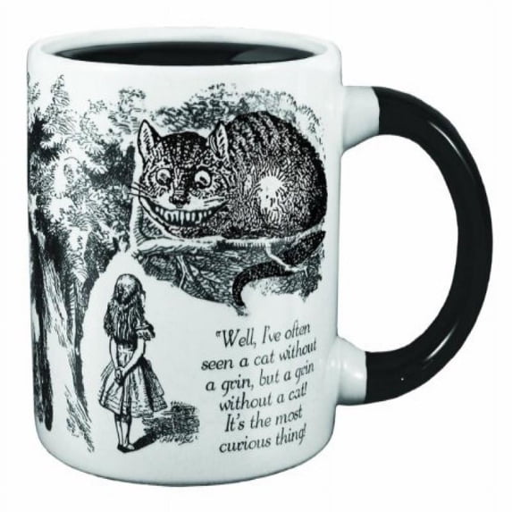 Alice in Wonderland: Disappearing Cheshire Cat: 12 oz. Ceramic Mug