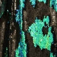 thumbnail image 1 of Color Changing Sensory Wall Reversible Sequin Fabric, Easy to Flip Fabric, 52 Inch in Width | Arts & Crafts, Emerald / Sample 3x3 Inch, 1 of 1