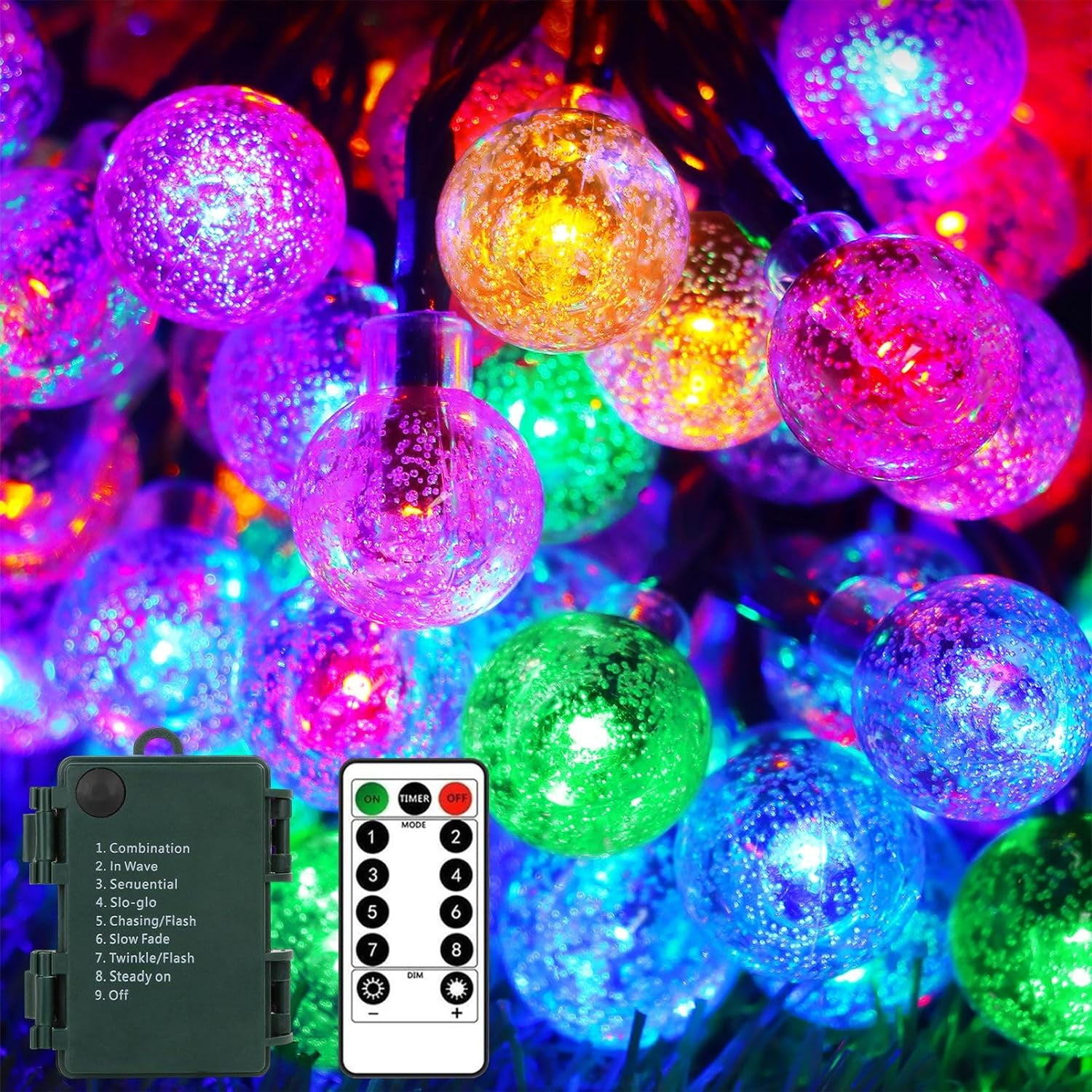 39Ft Color Changing LED String Lights with Remote and Timer - Battery  Powered Fairy Lights for Bedro…See more 39Ft Color Changing LED String  Lights