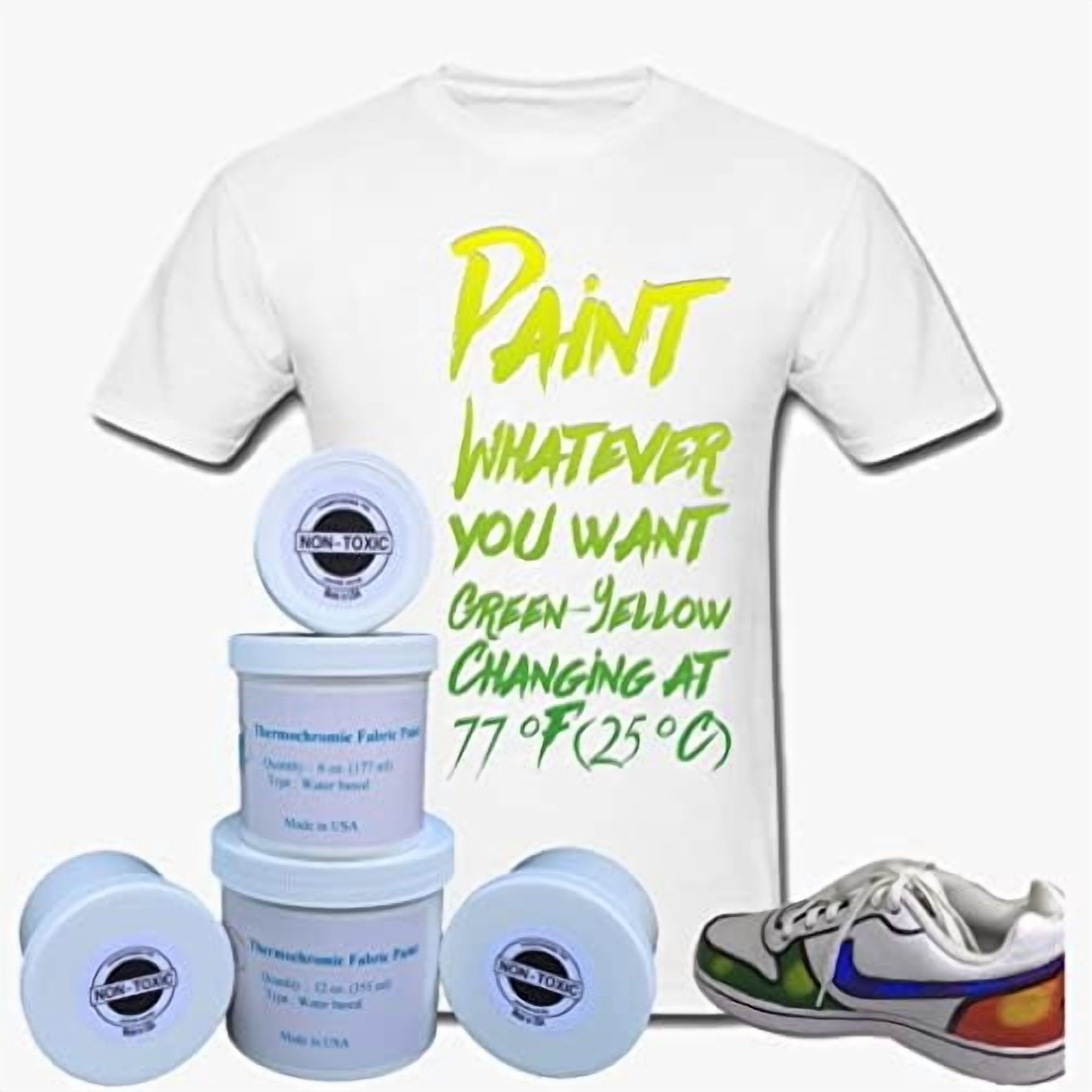 Color Changing Thermochromic Fabric Paint Body Heat Sensitive DIY