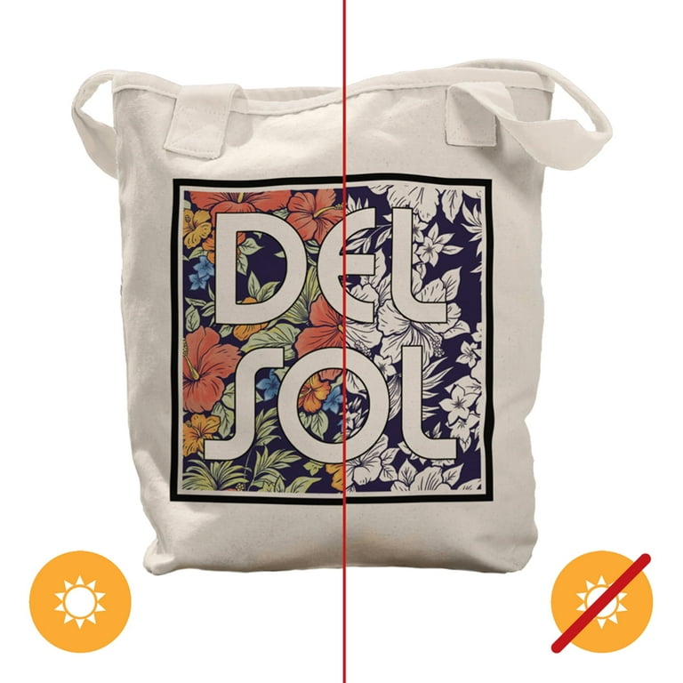 Del Sol Floral Paradise Color Changing Tote Bag for Women