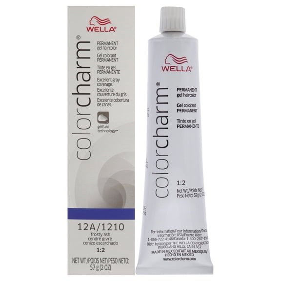 Color Charm Permanent Hair Color Gel - 12A 1210 Frosty Ash by Wella for Unisex - 2 oz Hair Color
