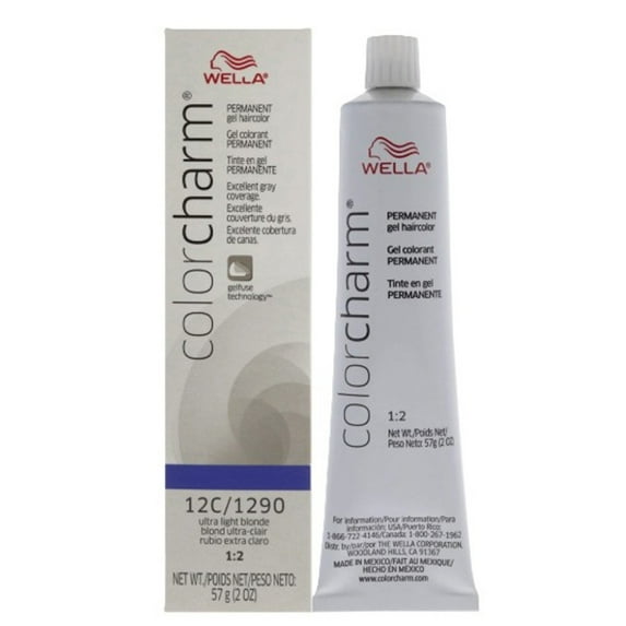 Wella Color Charm Permanent Hair Color Gel - 12C 1290 Ultra Light Blonde