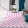thumbnail image 1 of Color Checkerboard Plaid Carpet Moroccan Living Room Bedroom Rug Antiskid Entry Door Mats Household Bedside Rugs Bay Window Mat, 1 of 5