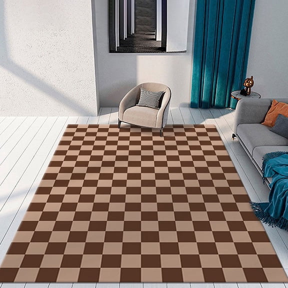 Color Checkerboard Plaid Carpets for Living Room ration Large Rugs for Bedroom r Carpet Washable Rug Floor Mats for Home