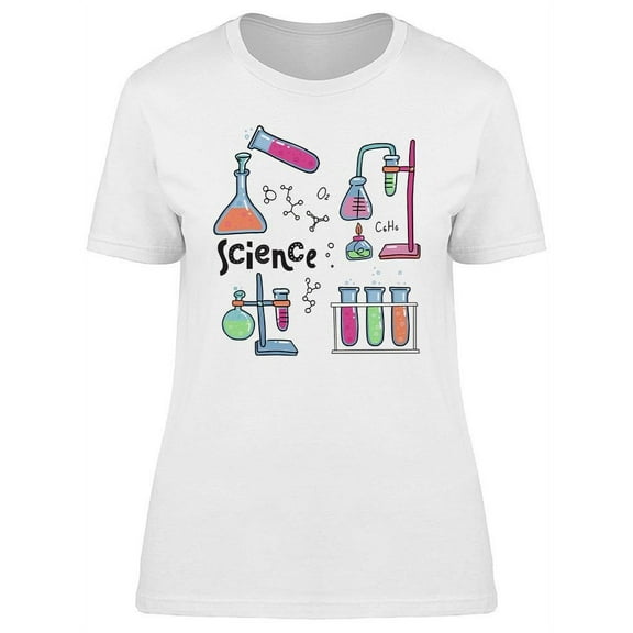 Color Chemistry And Science  T-Shirt Women -Image by Shutterstock, Female Medium
