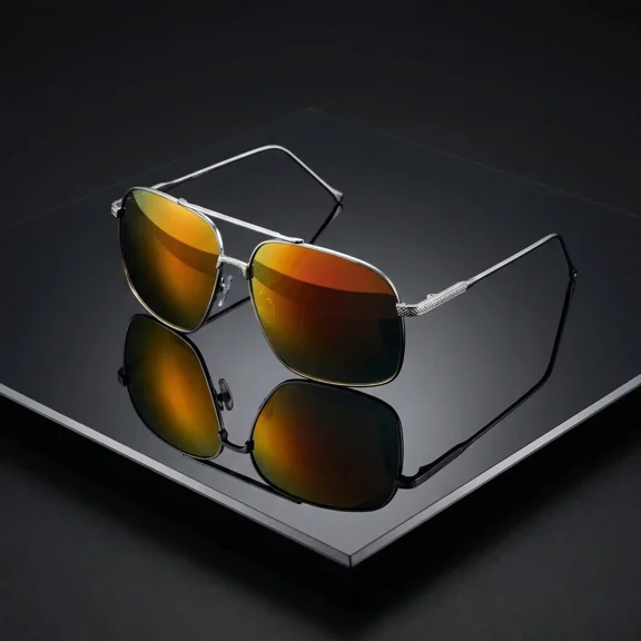Color Classic XL Frame Metal Aviator Pilot Casual Oversize Sunglasses