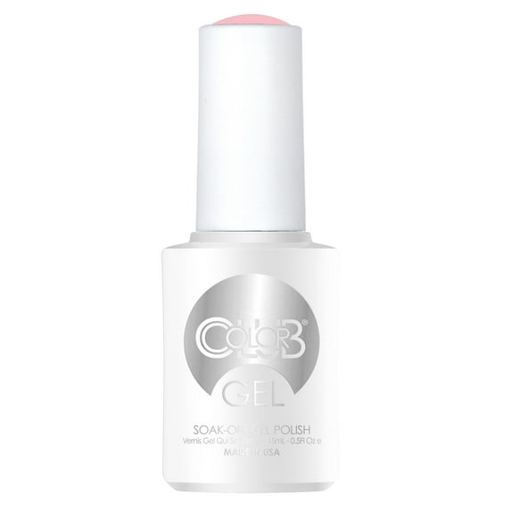 Color Club, Gel Nail Color, Feathered Hair Out to There, Pastel Pink, 0.5 fl oz