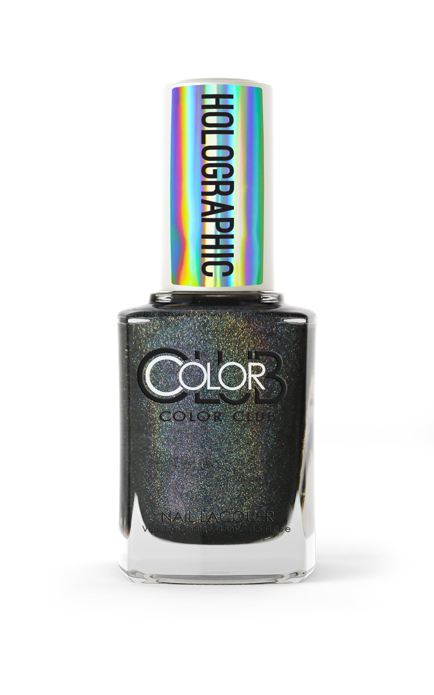 Color Club Holographic Nail Polish, Black Magic