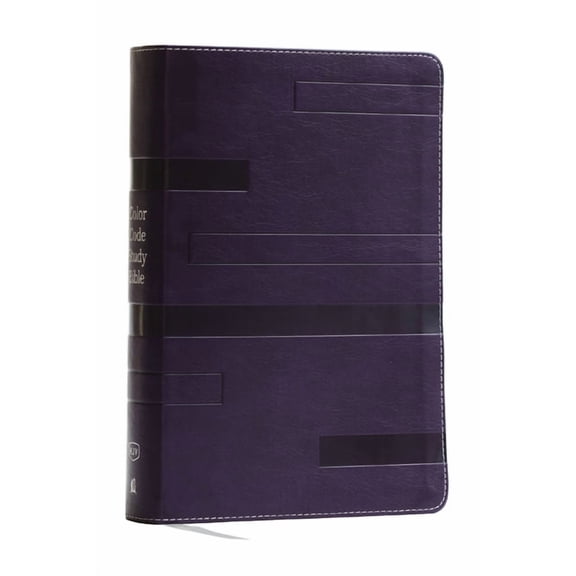 Color Code Study Bible, Revealing God's Truth Color by Color (Kjv, Purple Leathersoft, Red Letter), (Hardcover)