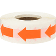 thumbnail image 1 of Color Coding Arrow Labels Fluorescent Red 1 x 5/8 Inch 500 Total Adhesive Stickers, 1 of 3