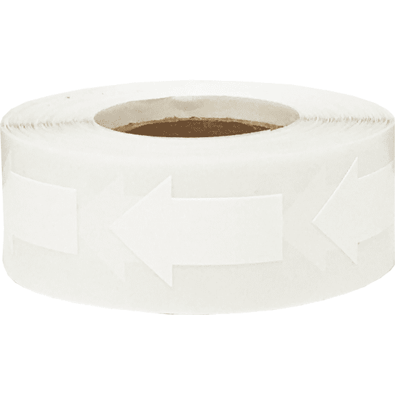 Color Coding Arrow Labels White 1 x 5/8 inch 500 Total Adhesive Stickers