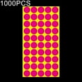 thumbnail image 1 of Color Coding Dot Stickers 1" Round Shape Self-Adhesive Labels 1000 pcs - Hot Pink, 1 of 8
