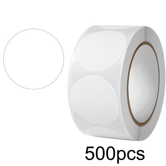 Color Coding Dots Stickers, 1 Inch Round Circle Labels for Organizing Files, Colorful Marking Tabs for School Office Supplies, Home Library Books, 500 Count Adhesive Stickers, Easy to Peel & Write