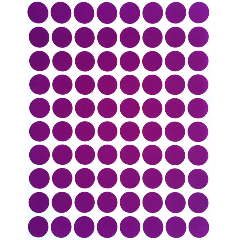 2 (5.1 cm) Color Coding Dot Stickers