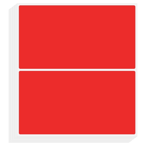Uxcell Color Coding Labels Rectangular Colored Labels Sticker Moving Stickers Tags for Inventory Packing Box Red