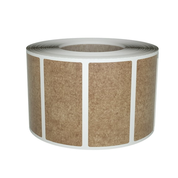 Color Coding Labels Kraft Stickers Roll 1.57inch x 0.75 inch - Rectangle Label Write On Surface (40mm x 19mm) - 500 Pack by Royal Green ?