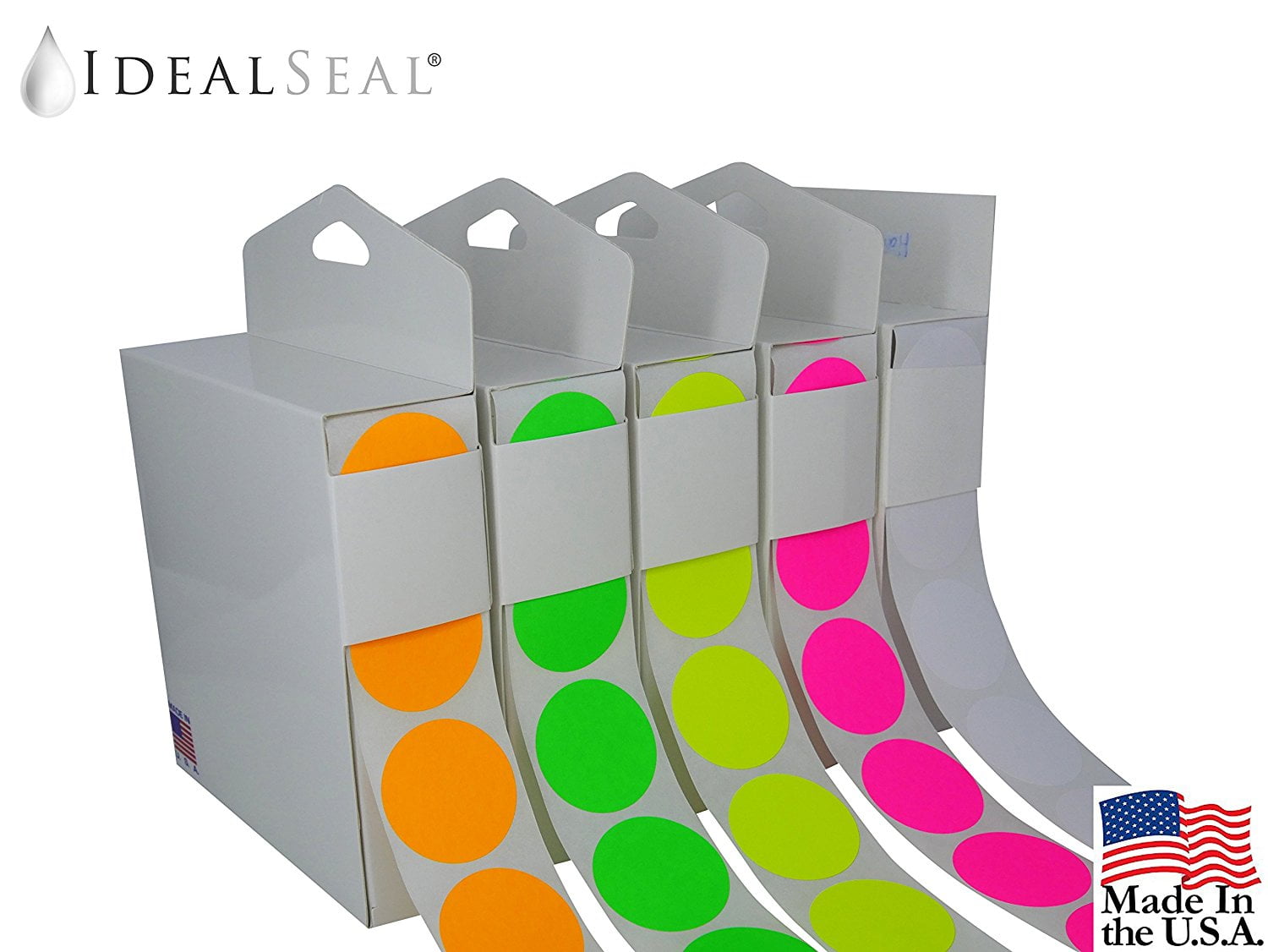Color Coding Labels Super Bright Fluorescent Neon Yellow, Green, Orange ...