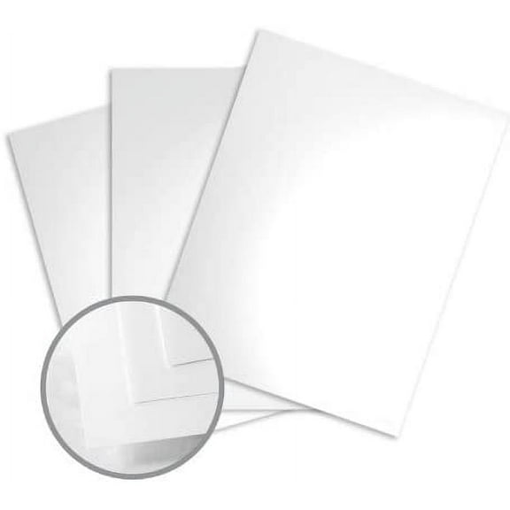 Color Copy Gloss Pure White Card Stock - 18 x 12 in 80 lb Cover Glossy C/2S 250 per Package