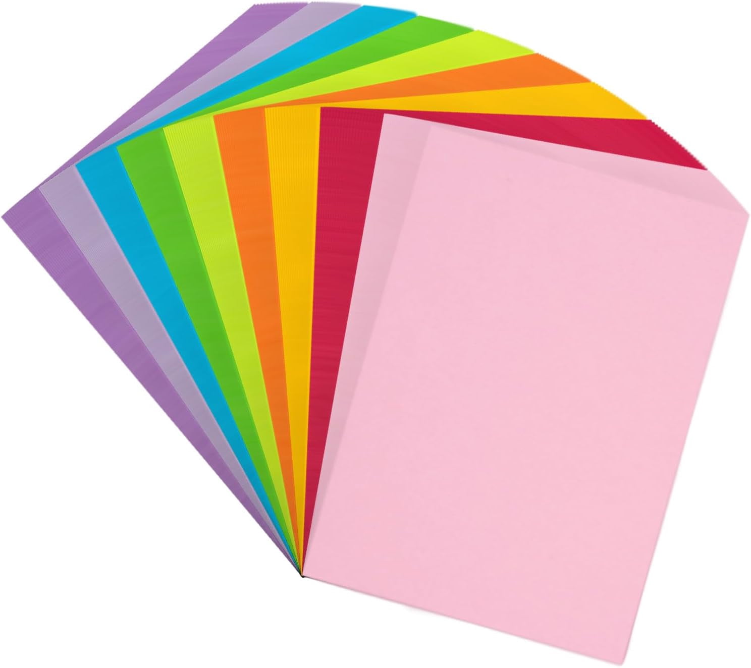 Colored Copy&Print Paper 8.5X11 Inches,180 Sheets 9 Colors Rainbow A4 Printer 20 lb/90GSM Origami for Cutting DIY Kids Art Craft