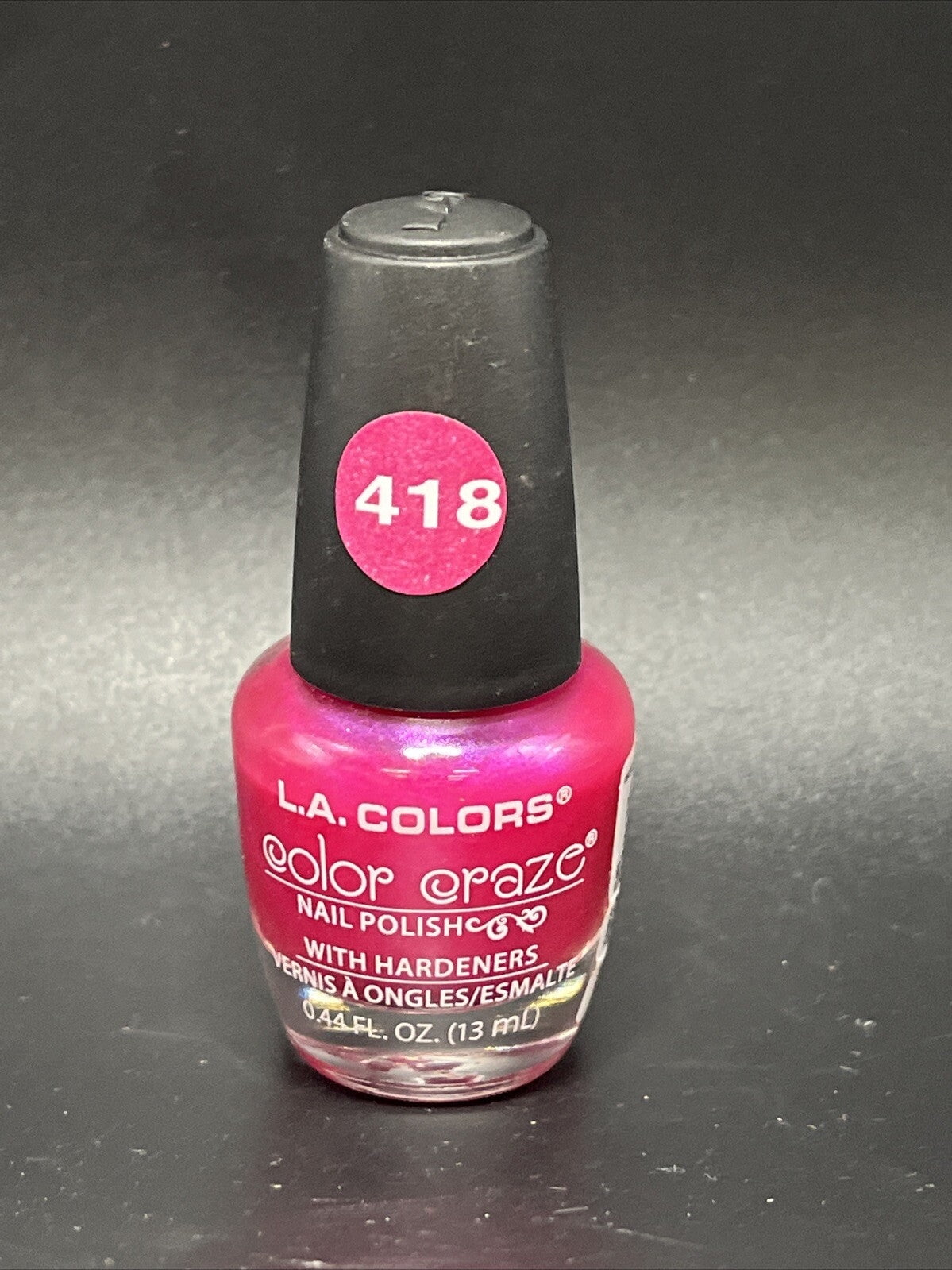 L.A. COLORS Color Craze Nail Polish, Pumpin' Pink , 0.44 fl oz