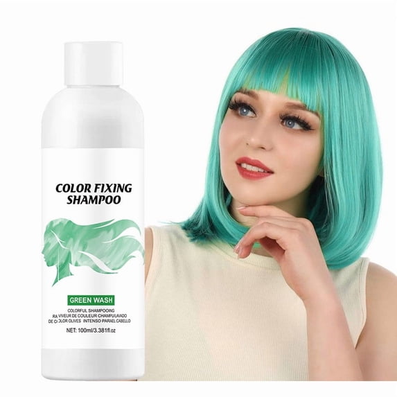 Color Depositing Shampoo, Semi-Permanent Hair Dye, Fast-Acting Temporary Hair Color Treatment, Natural Ingredients for Vibrant Color Toning, 100ml