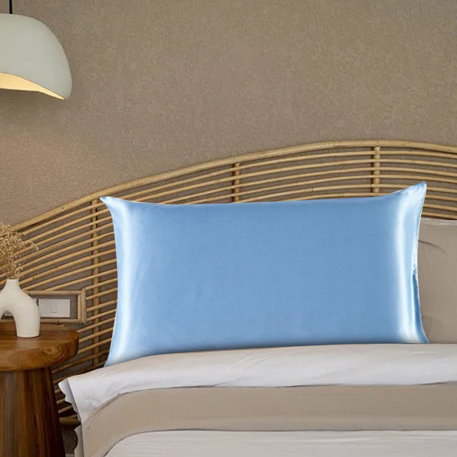 Color Ding Solid Color Silk Pillowcase Ice Silk Pregnancy Pillows for