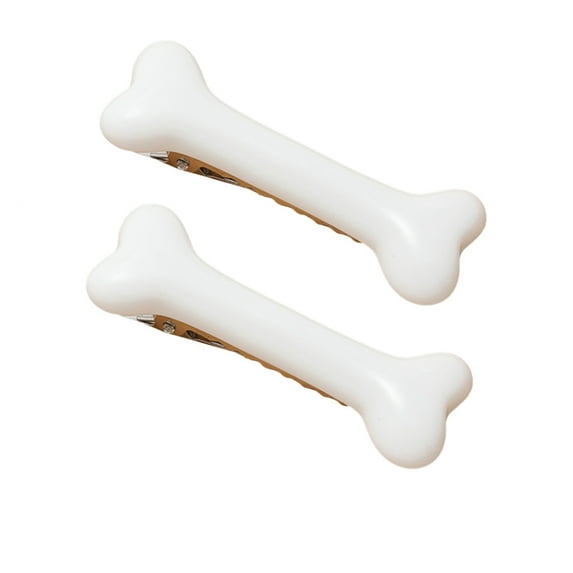 Color Dog Bone Hair Clips - Festive Accessories for Women and Girls - for Christmas and Parties