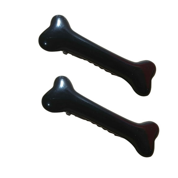 Color Dog Bone Hair Clips - Festive Accessories for Women and Girls - for Christmas and Parties