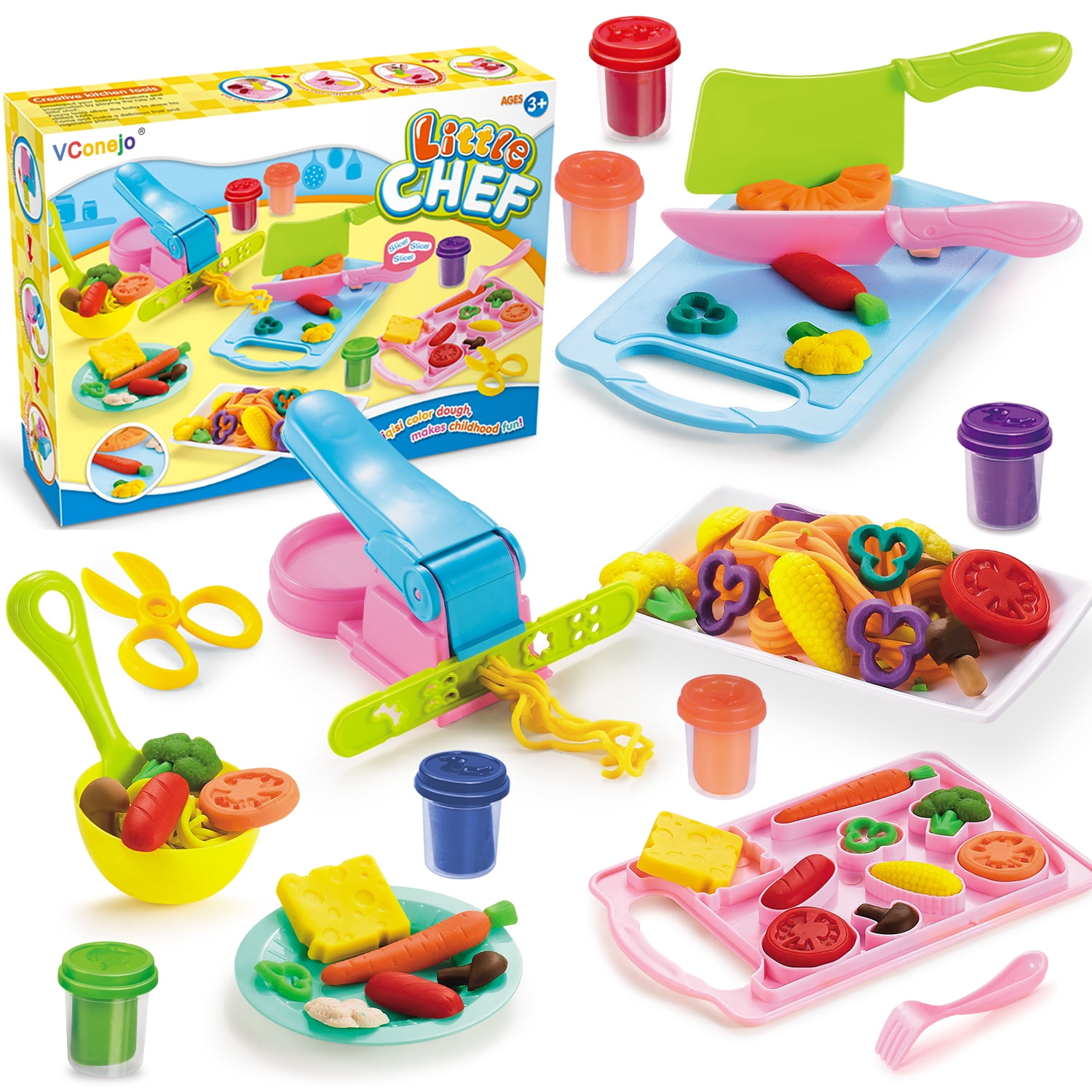 VConejo Dough Kitchen Creations Little Chef - Assorted Colors
