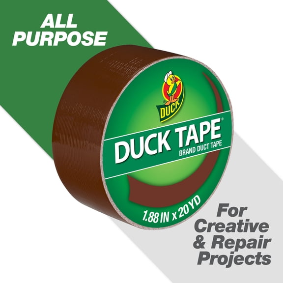 Color Duck Tape Brand Duct Tape, 1.88 in. x 20 yd., Brown