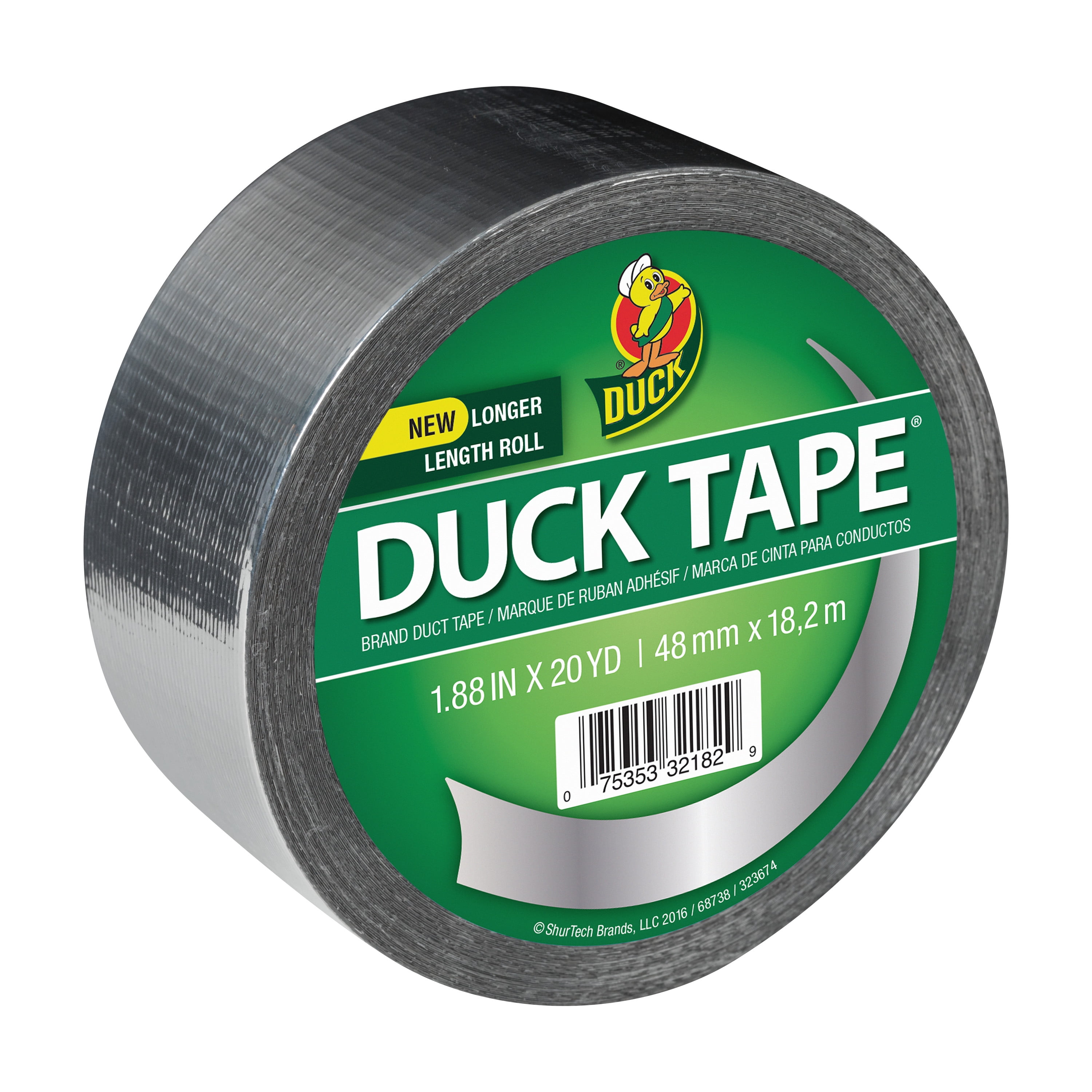 Color Duck Tape Brand Duct Tape, 1.88 in. x 20 yd., Chrome