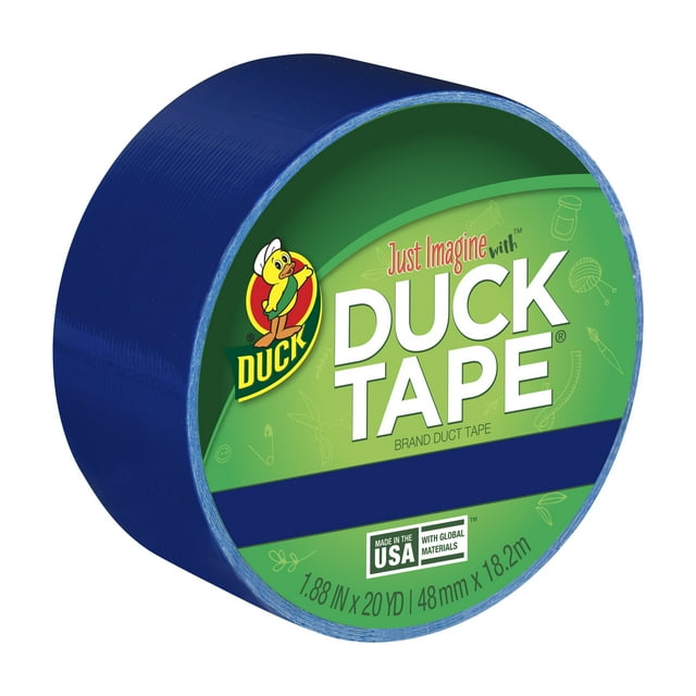 Color Duck Tape Brand Duct Tape, 1.88 in. x 20 yd., Navy Blue - Walmart.com
