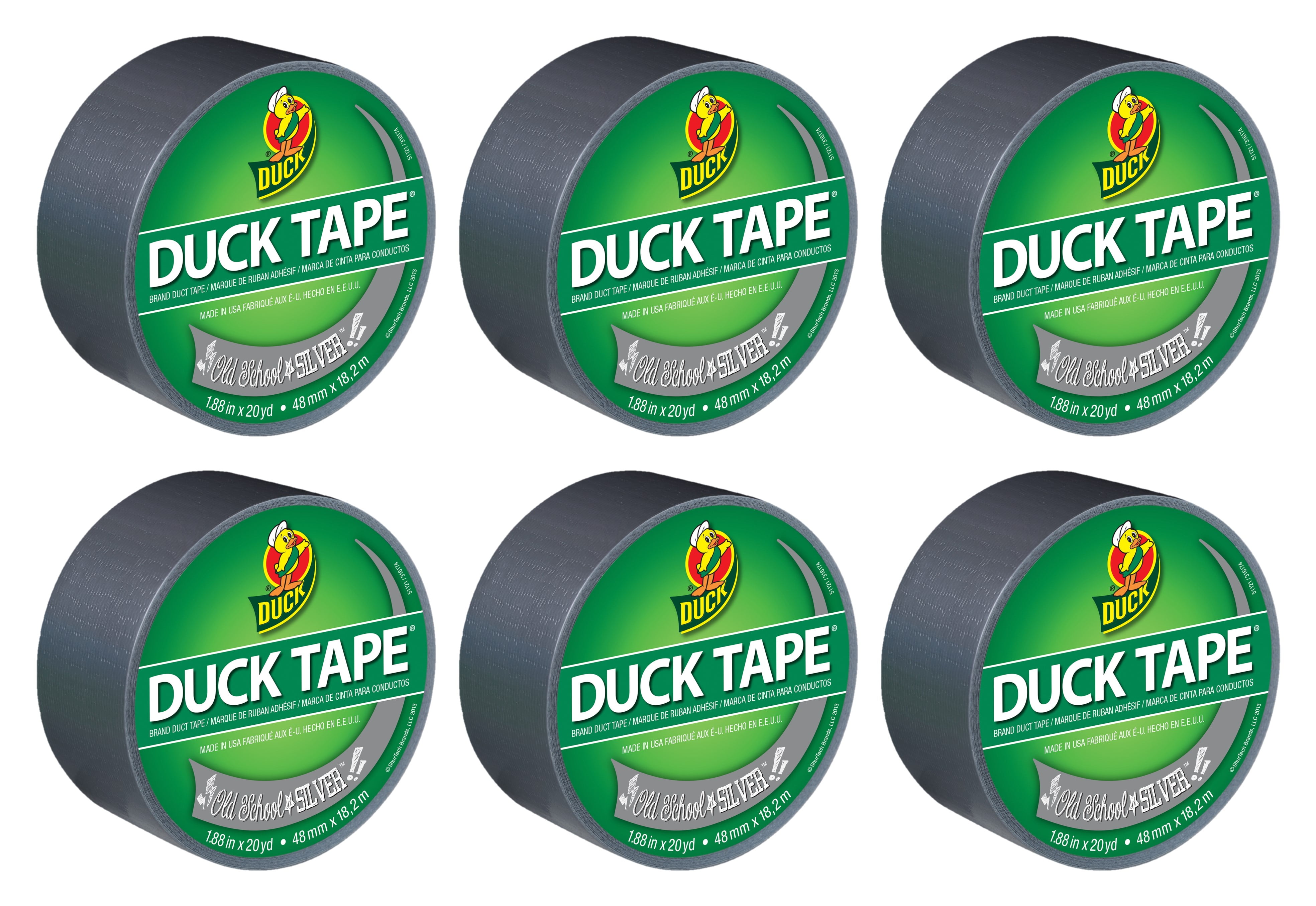 Lot Of Two- Color Duck Tape® Brand Duct Tape Neon Pink 1.88 in. x