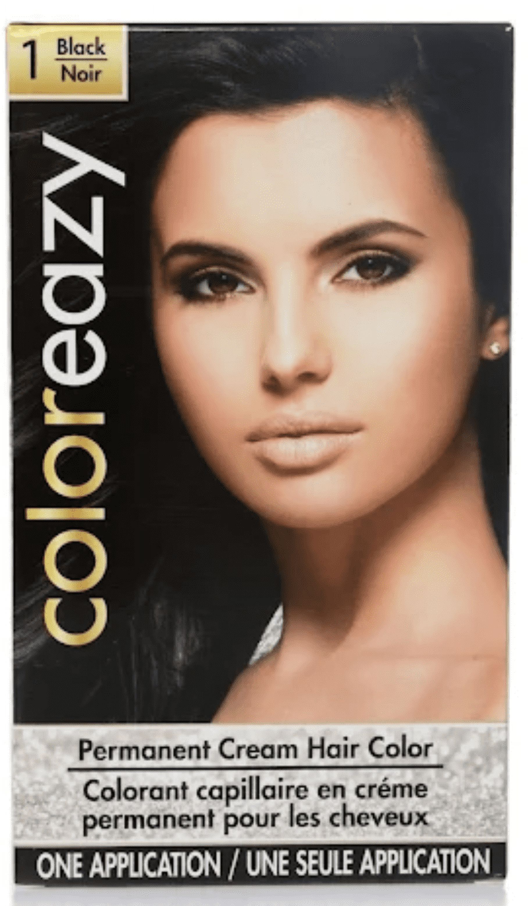 Color Eazy; Black Hair Color 1 B; Permanent Cream Hair Color